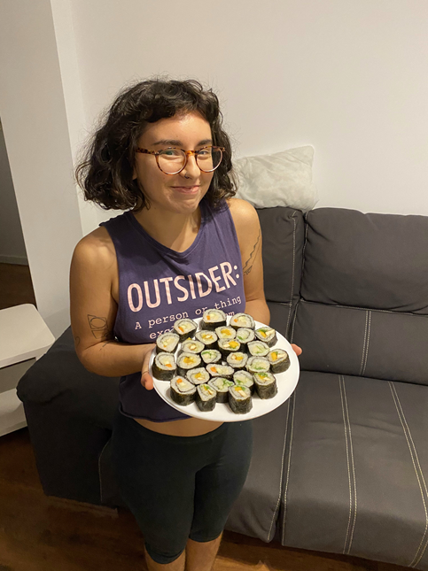 Agustina Falón, fan de Veritas