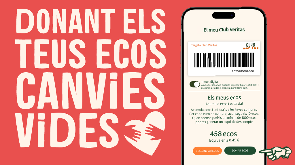 Arriben els ecos solidaris a l'app Veritas!