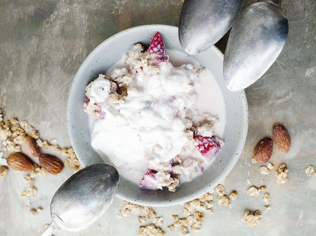 Yogur ecológico y yogur no ecológico